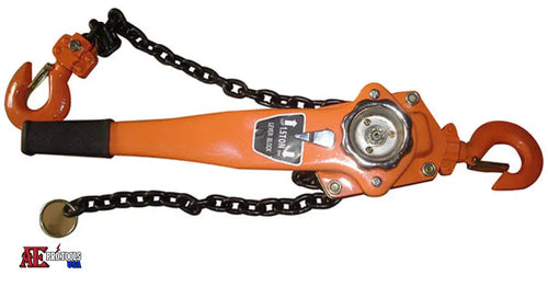 1-1/2 Ton Lever Hoist 5ft Lift