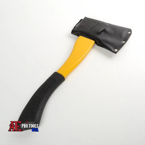 1 1/4 Lb Hatchet Forged Fiberglass Handle With Leather Sleeve