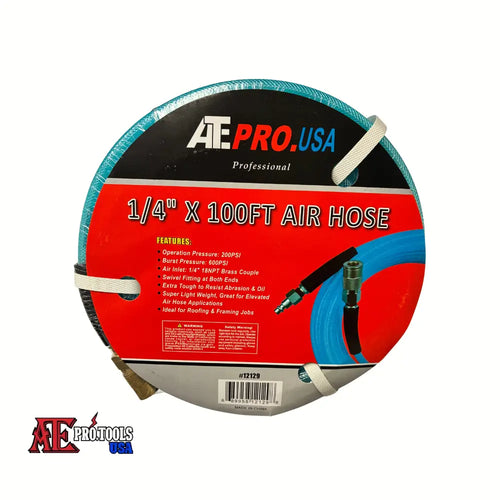 1/4’’ x 100FT HIGH PRESSURE AIR HOSE - BLUE