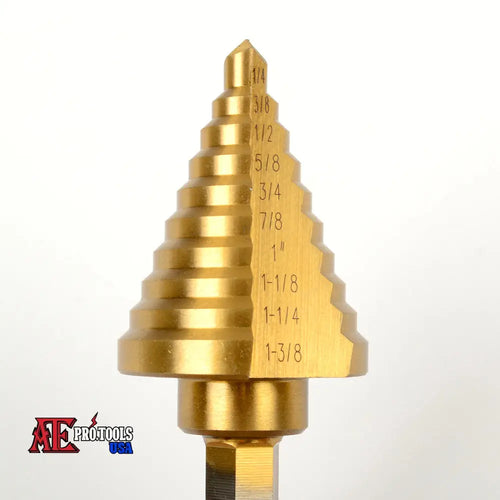 1 Pc Titanium Step Drill Bit (Quick Change)