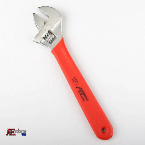 10’’ Adjustable Wrench -PVC Handle-