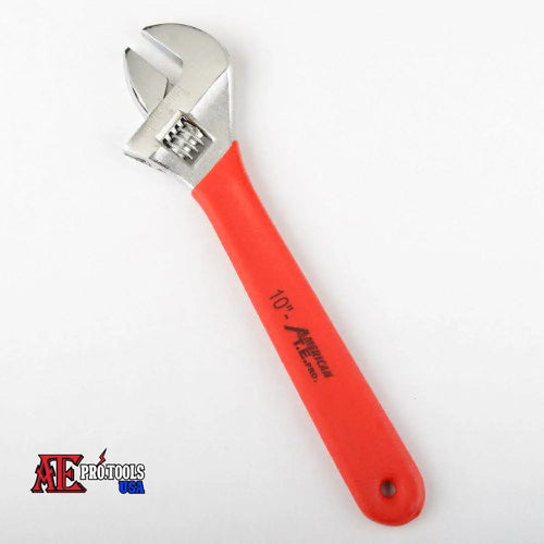 10’’ Adjustable Wrench -PVC Handle-