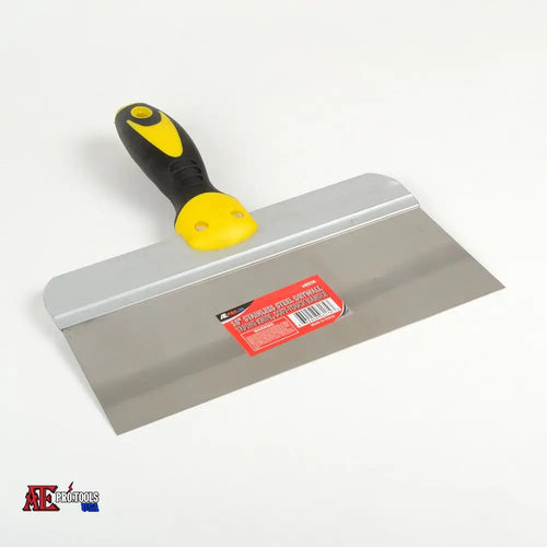10’’ Stainless Steel Drywall Taping Knife (Soft-Grip Handle)