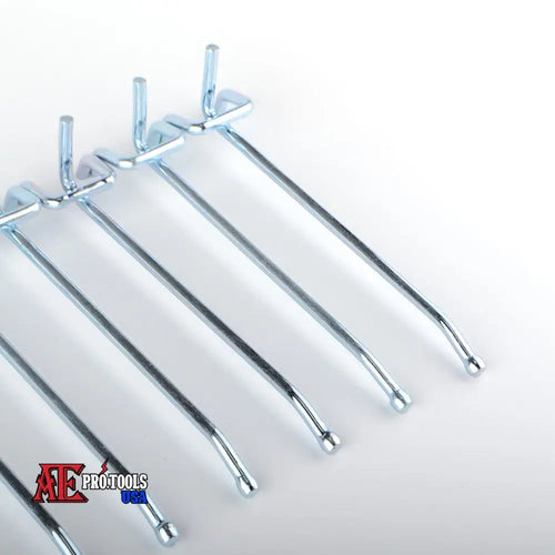 100 pc 6’’ x 1/4’’ Pegboard Hook