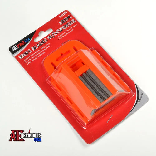 100 pc Knife Blades w/ Dispenser