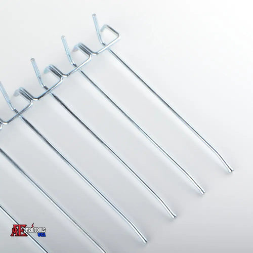 100 pc 6’’ x 1/8’’ Pegboard Hook
