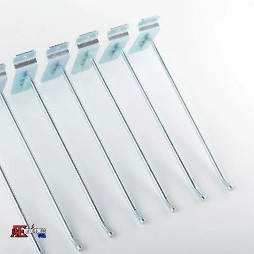 100 pc 8’’ x 1/4’’ Slatwall Hooks