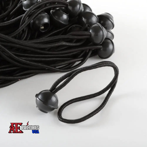 100pc 9’’ Ball Bungee Cord L.D. (Black)