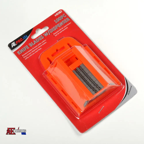 100 pc Knife Blades w/ Dispenser