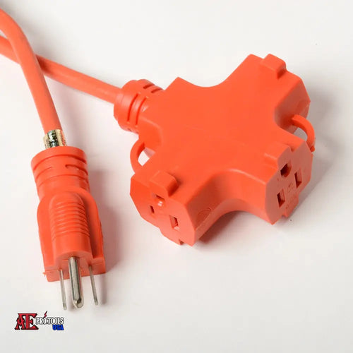10ft 16/3 Triple Tap Extension Cord UL