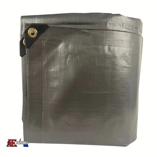 10ft x 16ft Ultra Heavy Duty Silver Poly Tarp