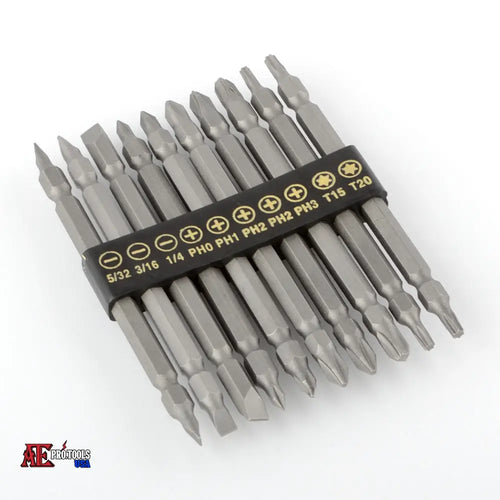 10pc 110MM Double End Bits Set