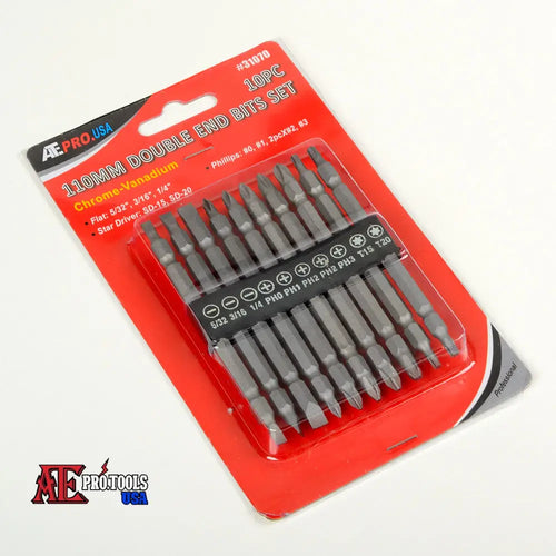 10pc 110MM Double End Bits Set