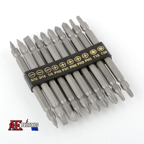 10pc 110MM Double End Bits Set