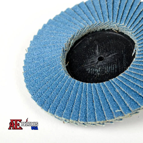 10pc 3’’ Zirconia Flap Disc Roll & Lock (100-Grit)