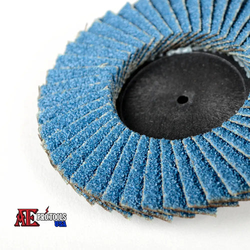10pc 3’’ Zirconia Flap Disc Roll & Lock (60-Grit)