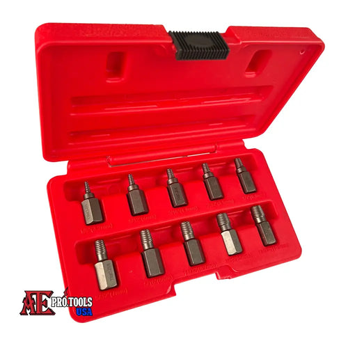 10pc Screw Extractor Multi Spline 1/8’’ To 13/32’’
