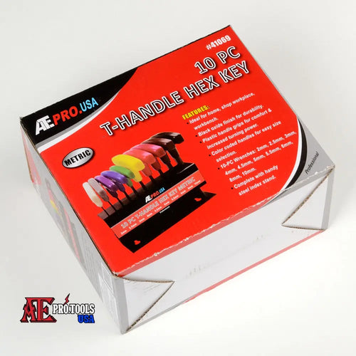 10pc T-Handle Hex Key Set -MM-